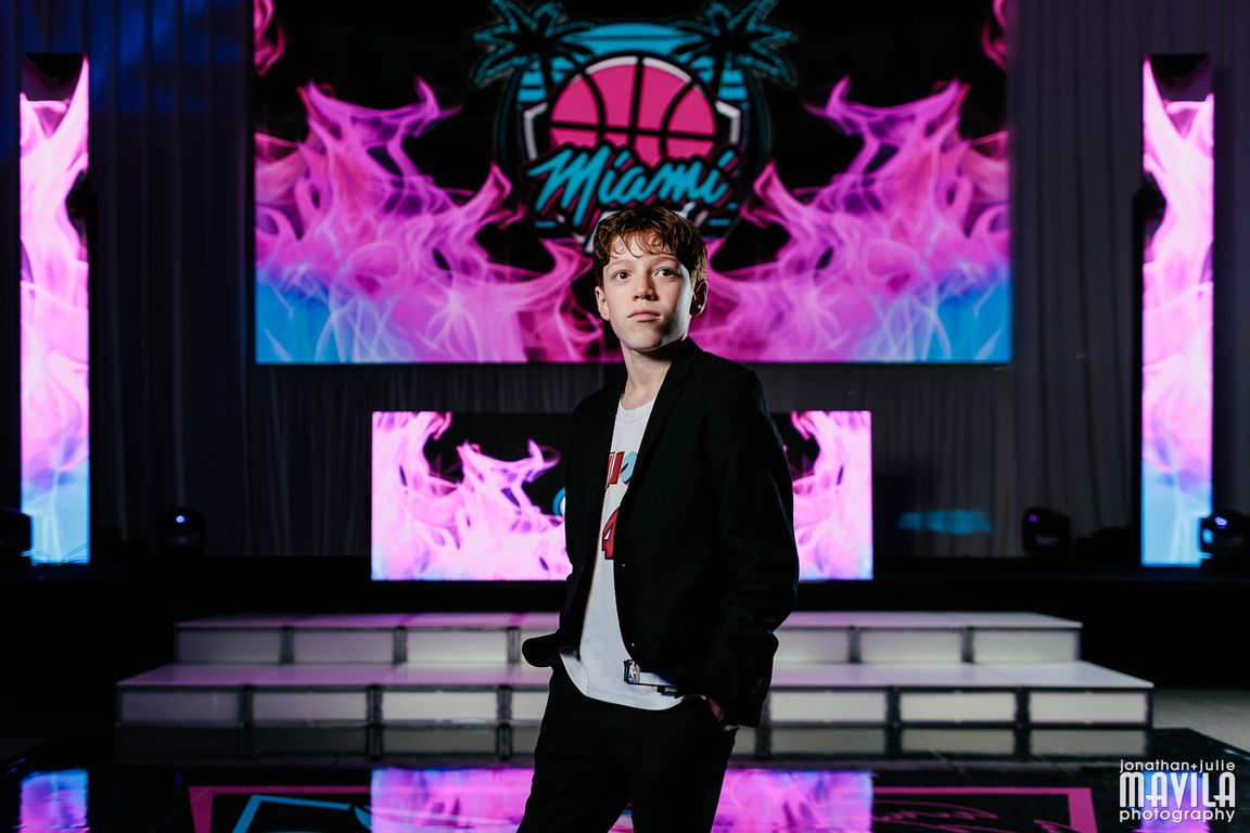 Ari’s Miami Heat Bar Mitzvah at JW Marriott Marquis Miami